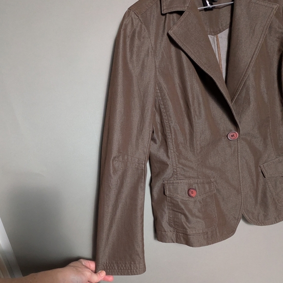 Peace of Cloth Tailored Blazer Panticular Espresso Brown Capsule Wardrobe USA - Picture 8 of 16